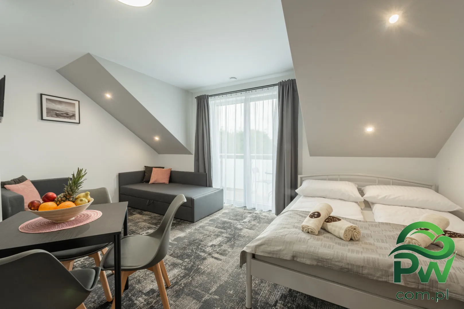 Apartamenty Prima - cisza i spokój - 500 m do morza - Noclegi Grzybowo, Apartamenty - zdjęcie 11
